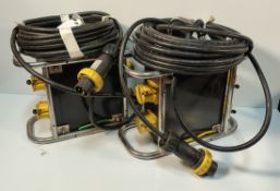 3x SA EQUIP PNSB110/15-4EX/STA - 110V 4 WAY EX. Splitter Units (STAHL)