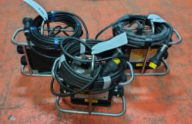 3x SA EQUIP PNSB110/15-4EX/CEA - 110V 4 WAY EX. Splitter Units (CEAG)