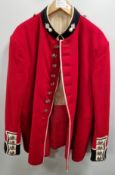 British Forces Tunic - Red - see pictures for size - with defects, in need of repair
