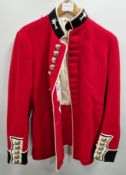 British Forces Tunic - Red - see pictures for size - with defects, in need of repair