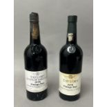 Two bottles of Taylor, Fladgate, & Yeatman vintage port with unbroken wax seals Portuguese export