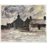 Kyffin Williams (1918-2006) lithograph, printed at Curwen Studios, image approximately40 x 49cm, unf