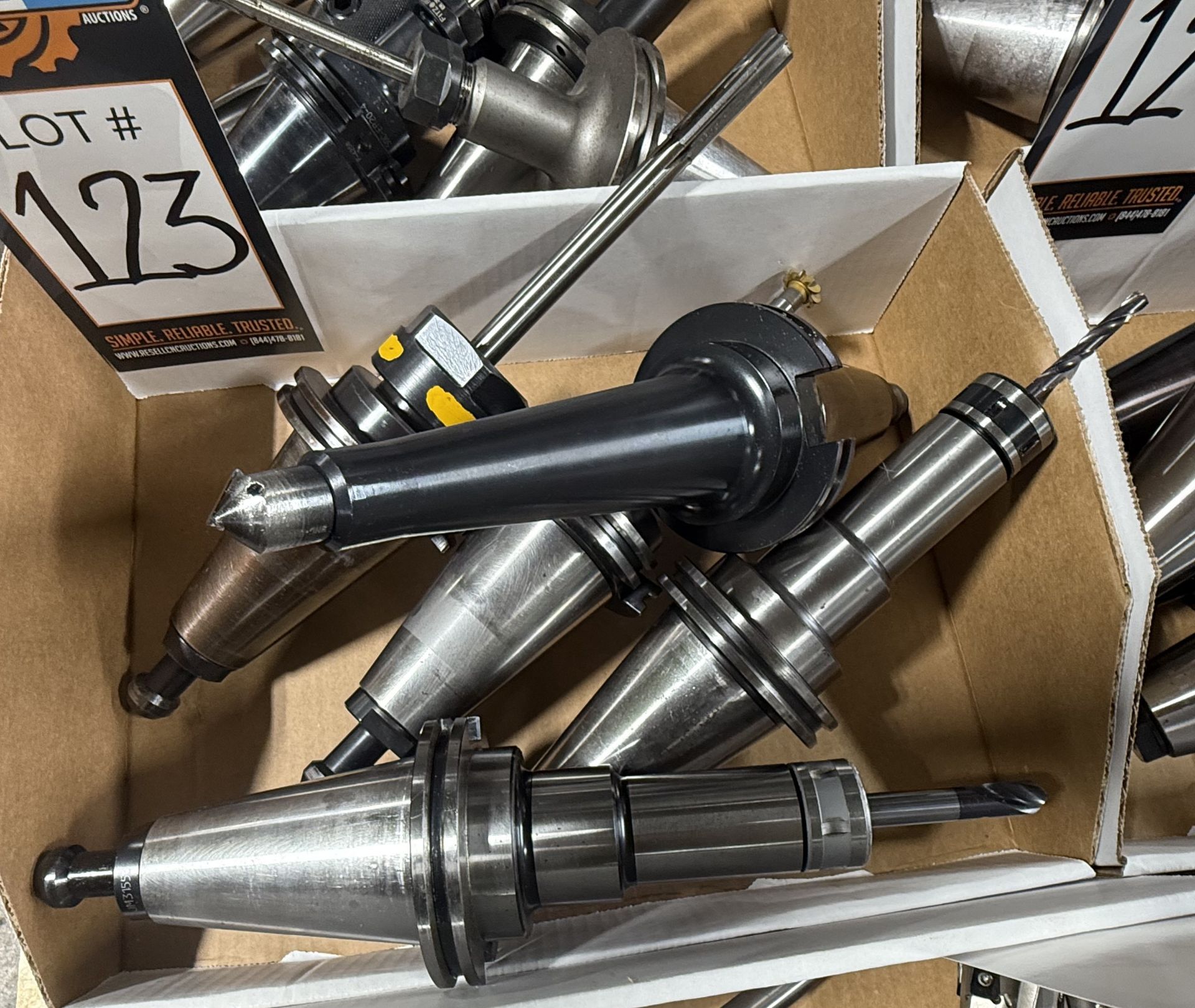 (5) CAT 50 Tool Holders