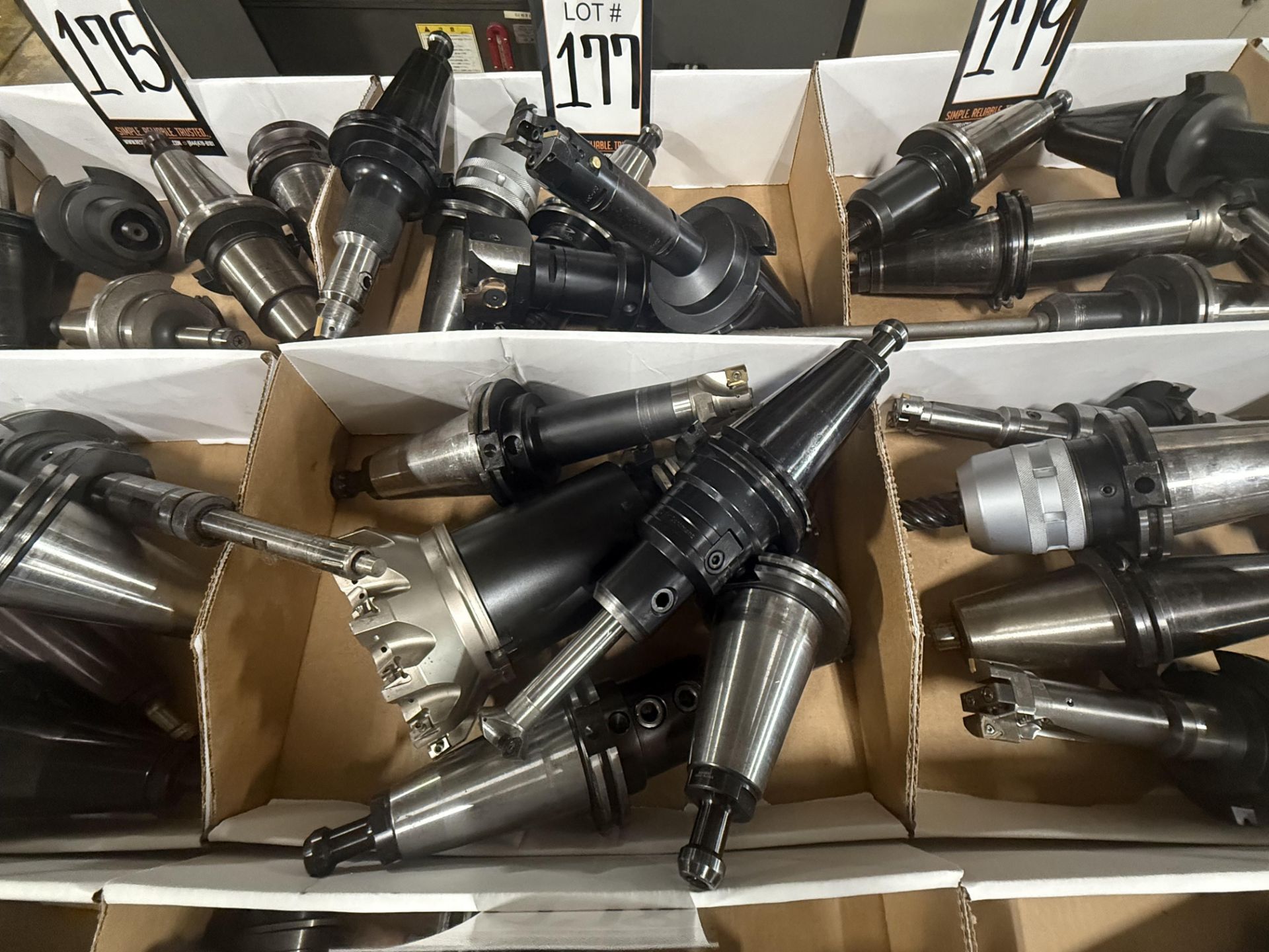 (10) CAT 50 Tool Holders