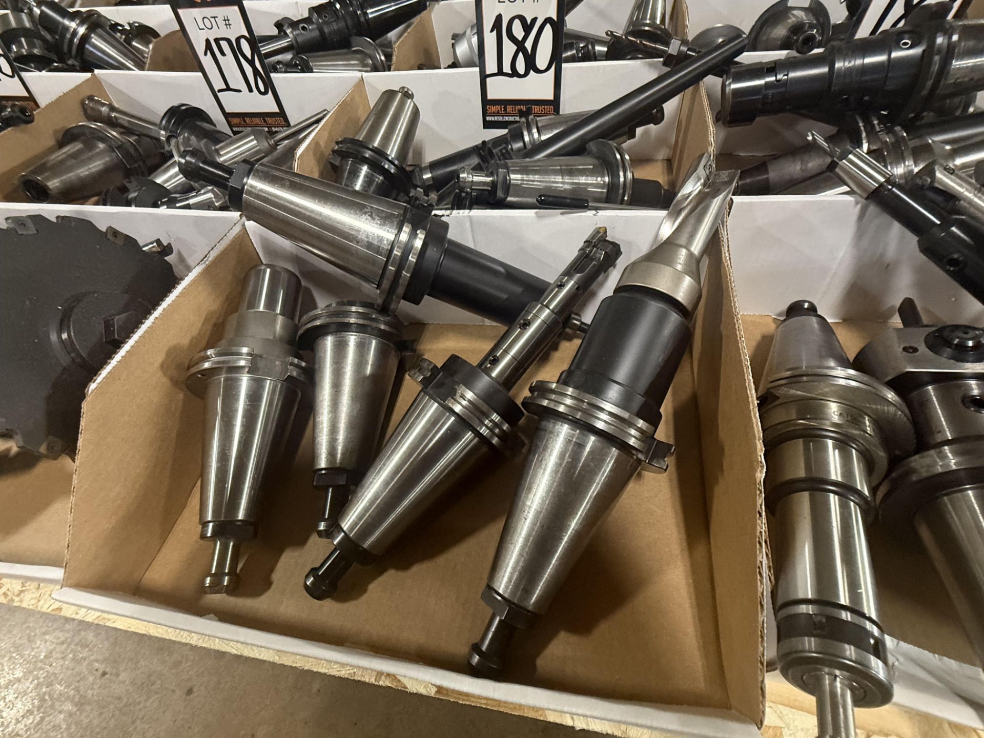 (10) CAT 50 Tool Holders