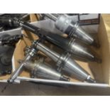 (5) CAT 50 Tool Holders