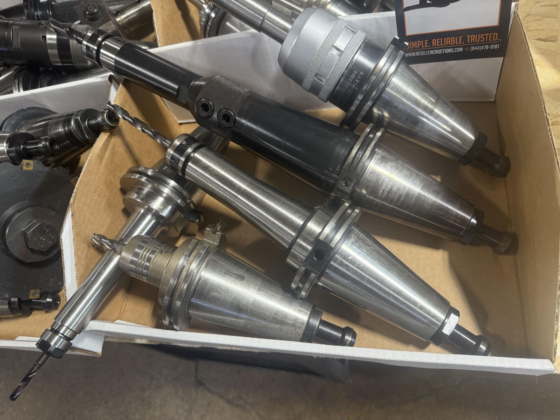 (5) CAT 50 Tool Holders