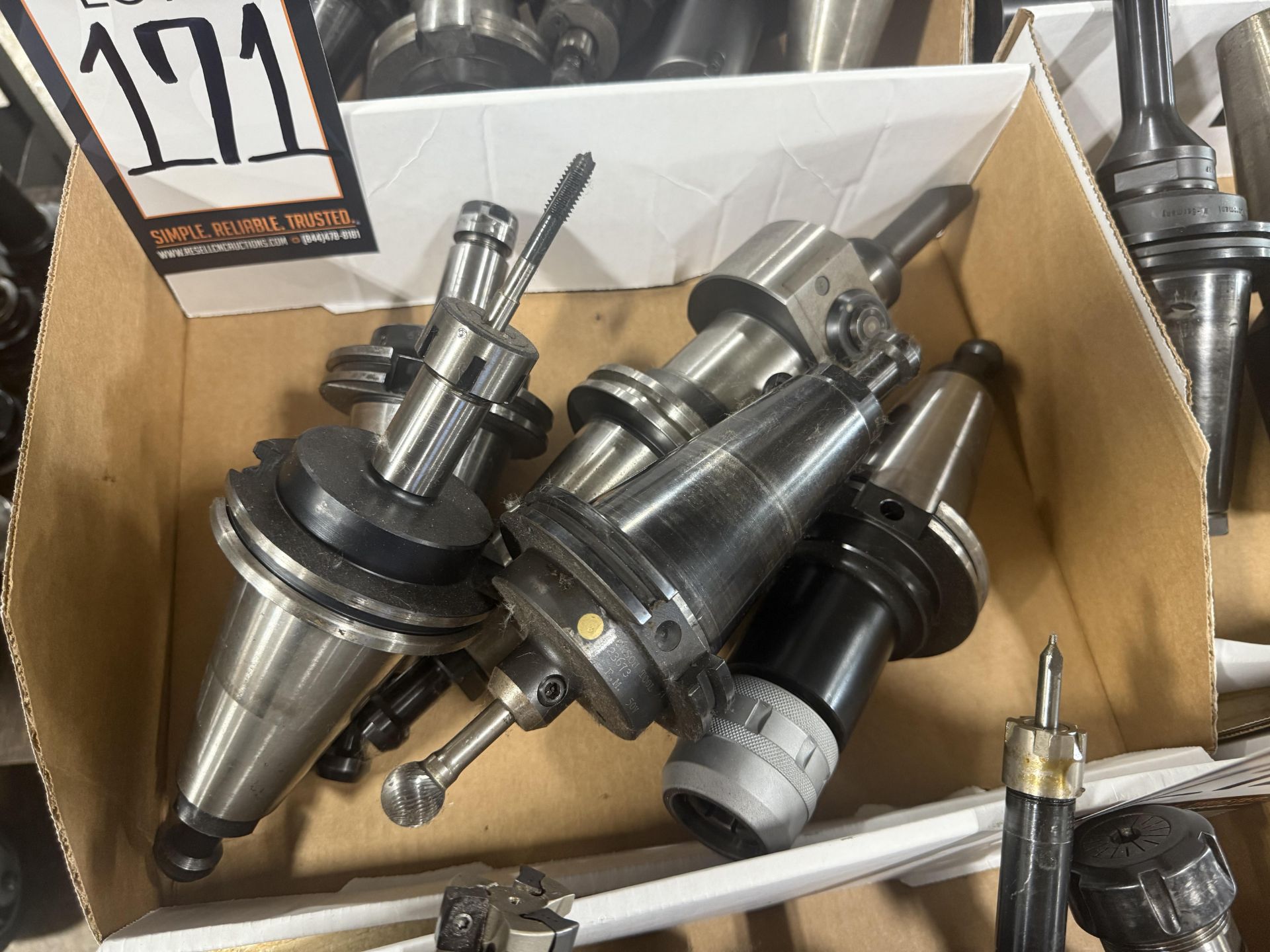 (5) CAT 50 Tool Holders