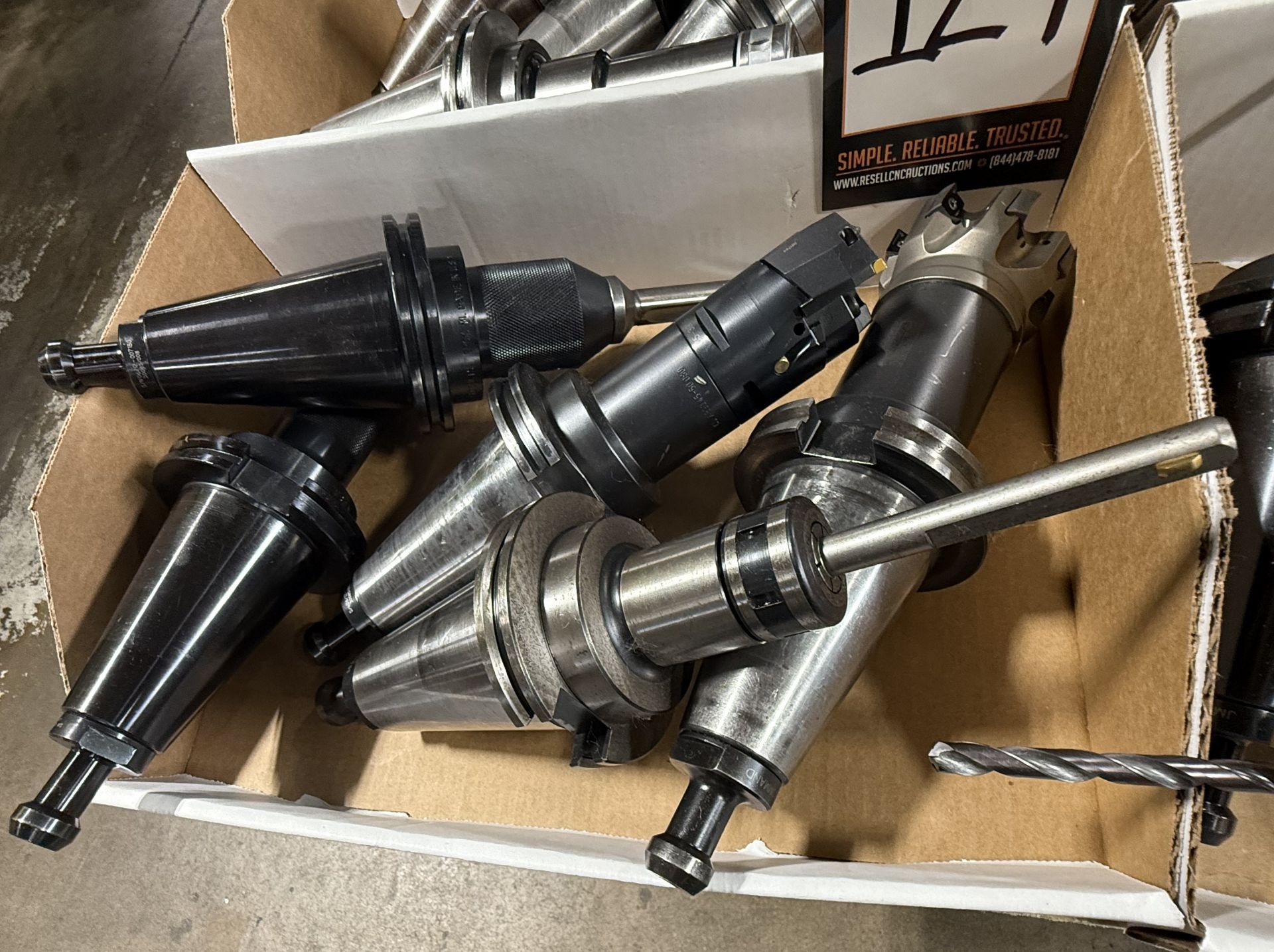 (5) CAT 50 Tool Holders