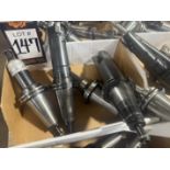 (5) CAT 50 Tool Holders