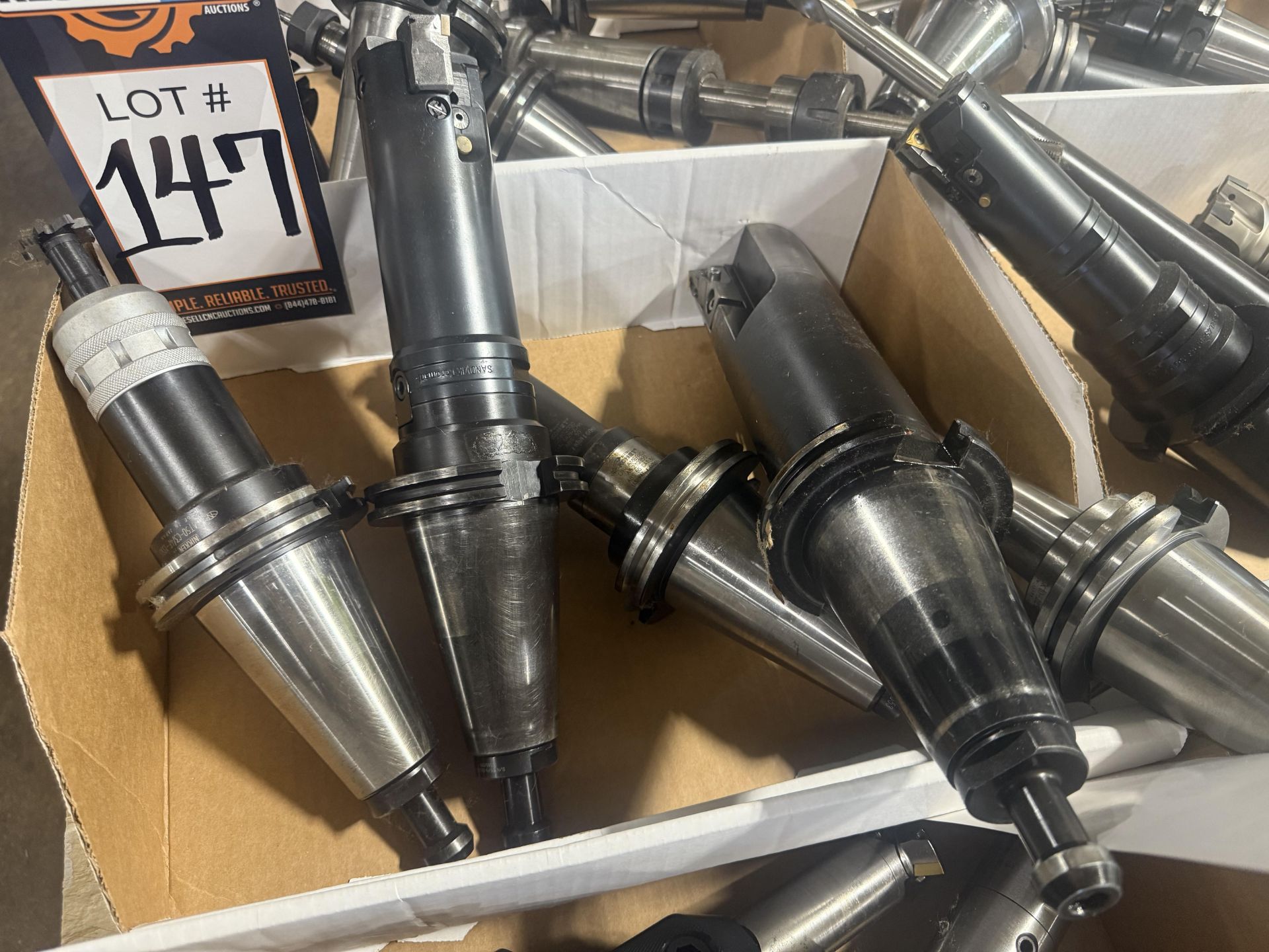 (5) CAT 50 Tool Holders