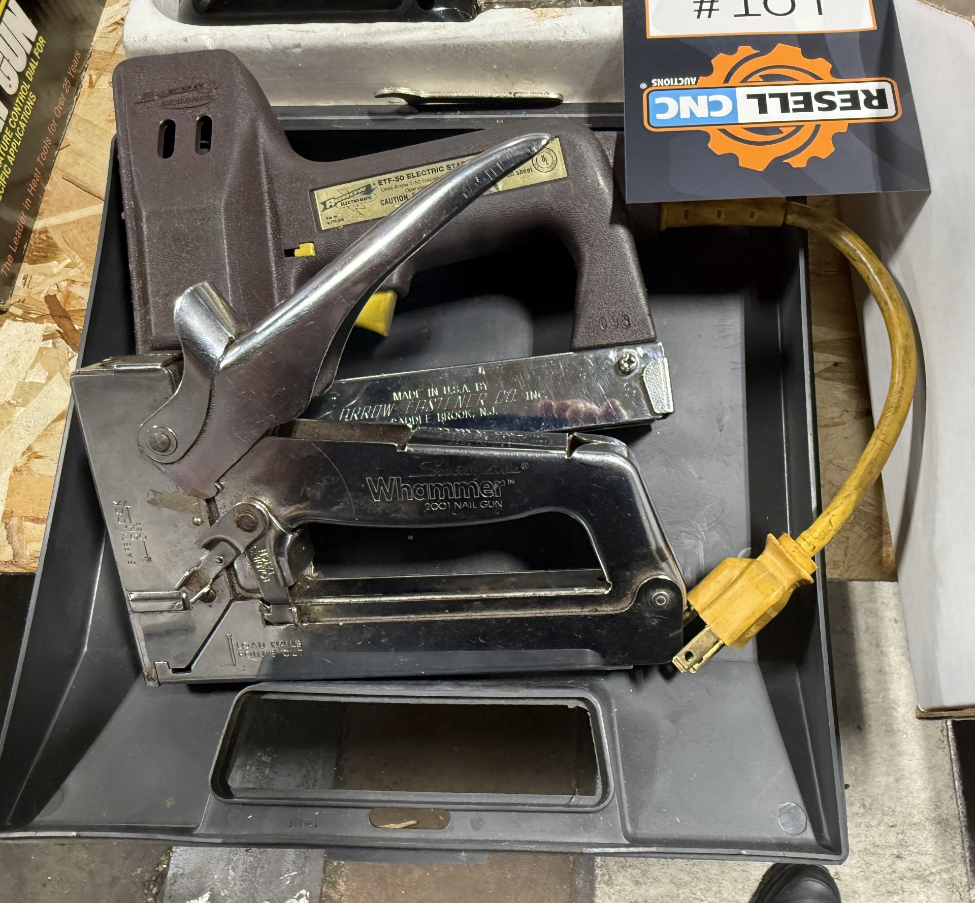 Misc Tools, Weller Electric Solder, Milwaukee Heat Gun, Arrow Electric Stapler, Swingline Stapler - Image 5 of 7
