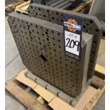 (1) 23-1/2" x 9" x 21-3/4" Drilled & Taped Tombstones