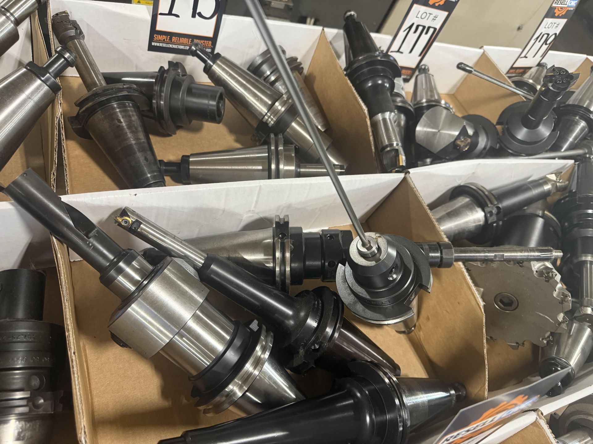 (10) CAT 50 Tool Holders