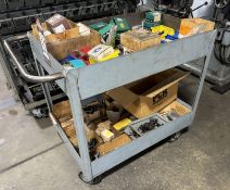4-Wheel Shop Cart with Nuts & Bolts Inventory