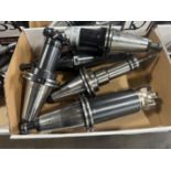 (5) CAT 50 Tool Holders