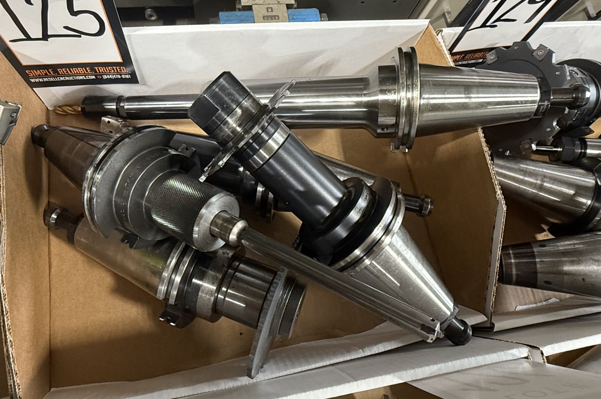 (5) CAT 50 Tool Holders