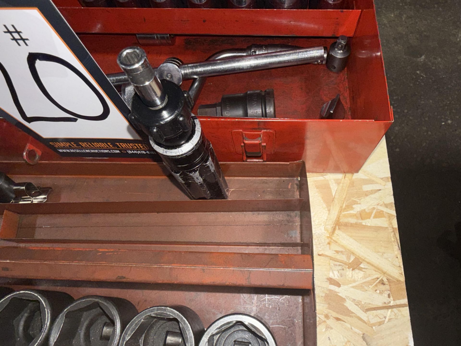 Snap-On Socket & Hex Key Drivers with Wrench & Extensions - Image 5 of 6