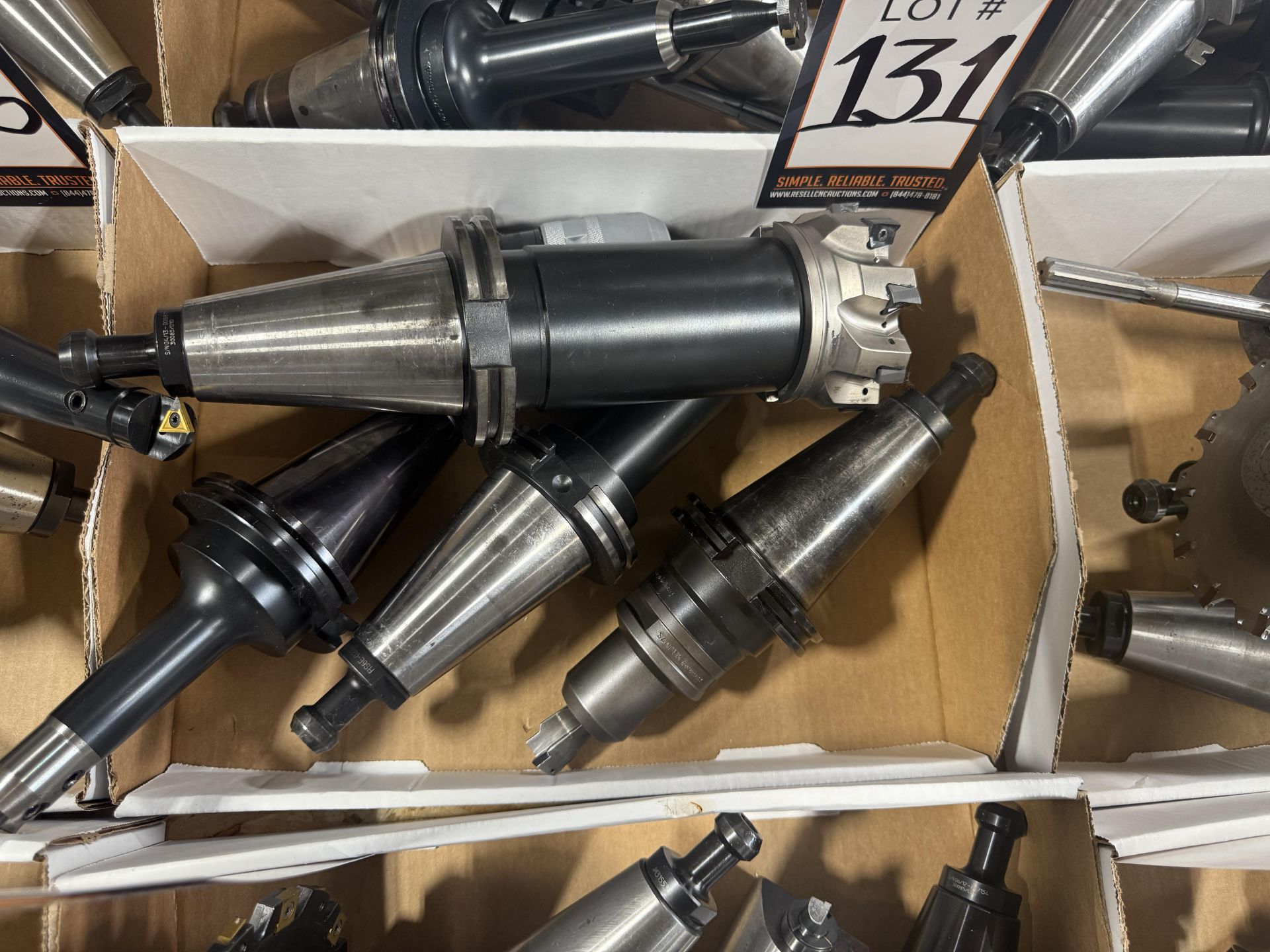 (5) CAT 50 Tool Holders