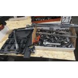 Large Assortment of Sockets, Nut Drivers, Extensions, Pittsburgh Heavy Duty Sockets
