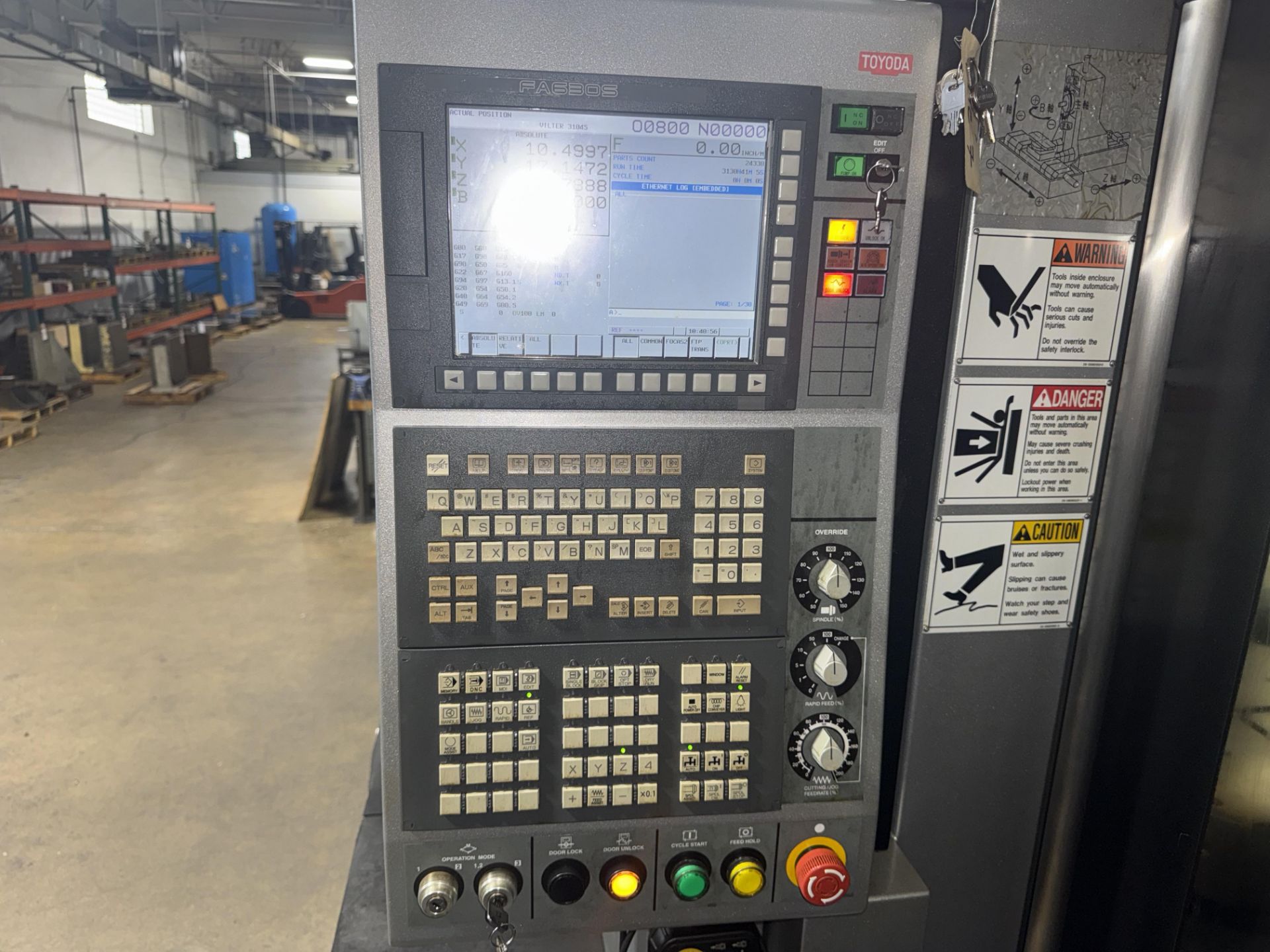 2013 Toyoda Model FA630S Dual-Pallet Horizontal Machining Center - Image 16 of 30