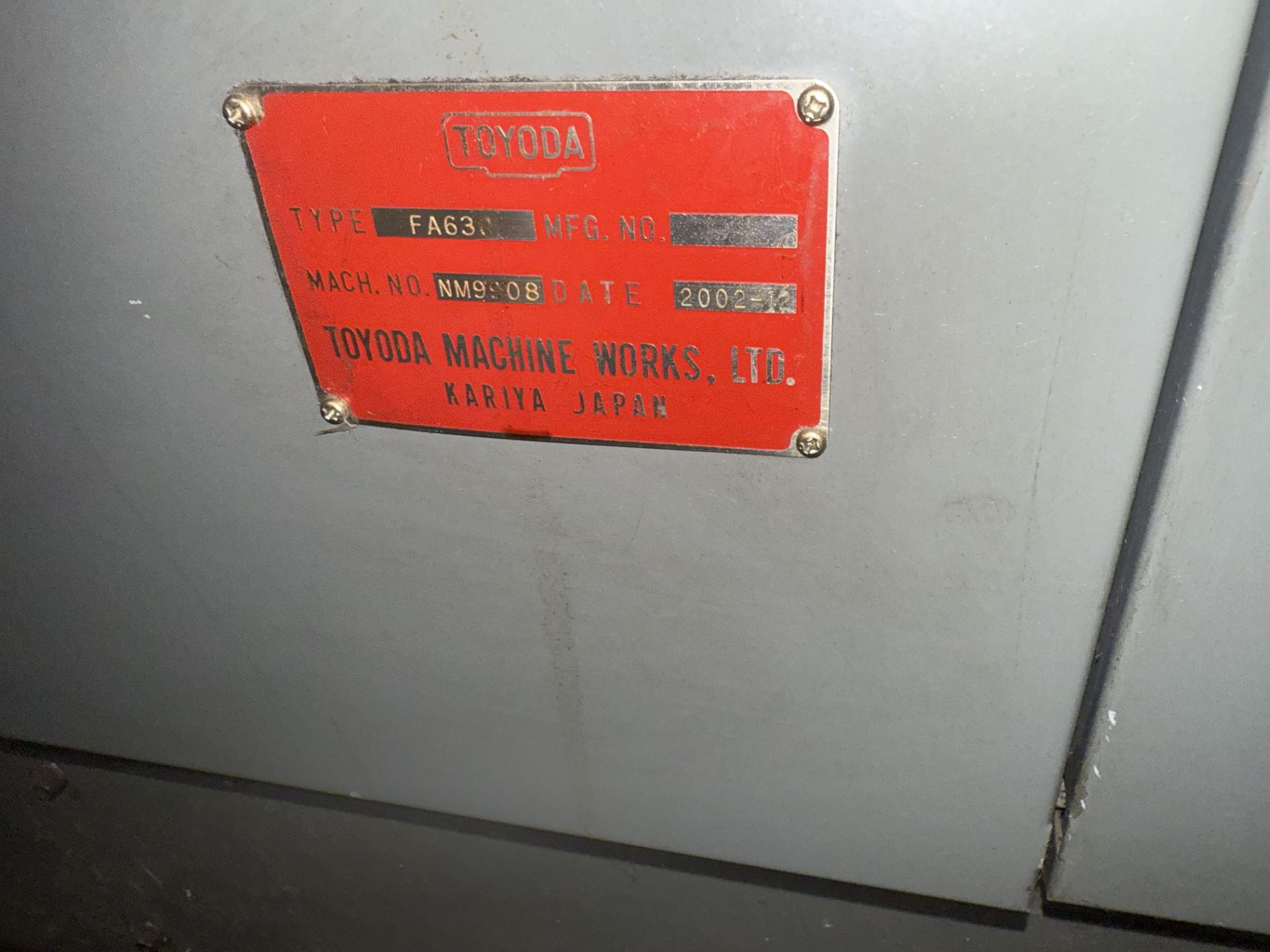 2002 Toyoda Model FA630 Dual-Pallet Horizontal Machining Center - Image 23 of 24