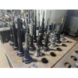 (24) CAT 50 Tool Holders with 4-Wheel Shop Cart