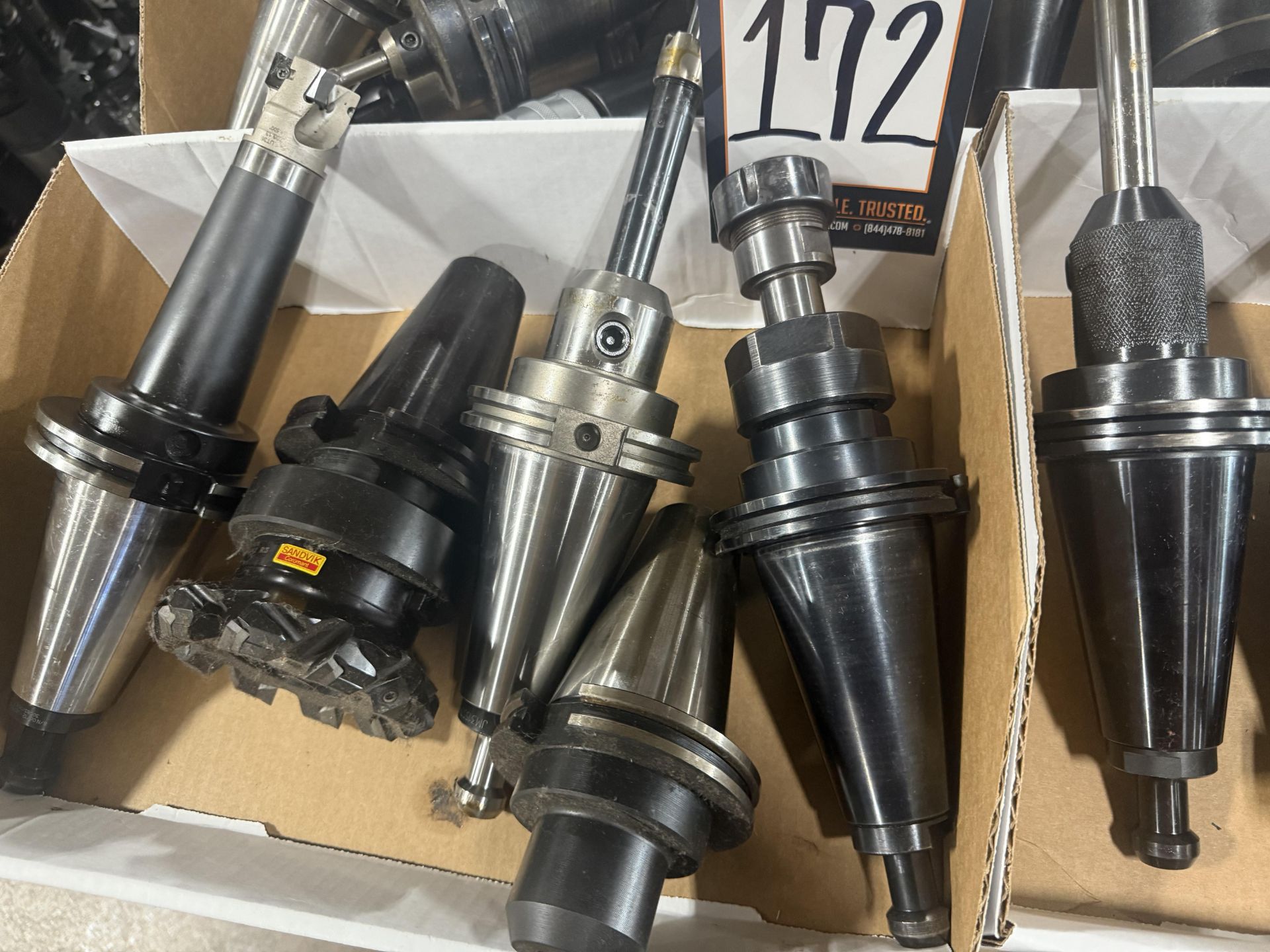 (5) CAT 50 Tool Holders