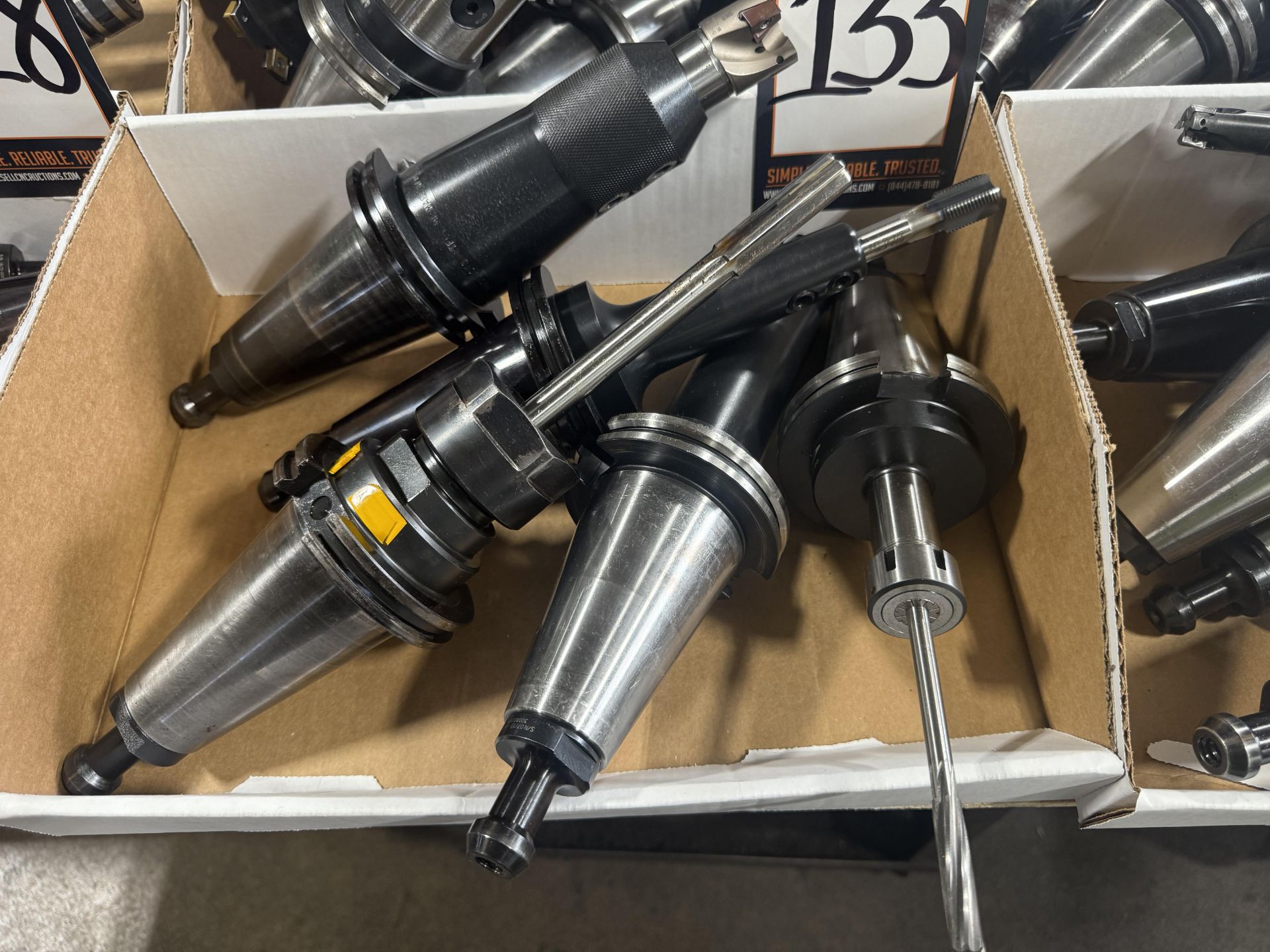 (5) CAT 50 Tool Holders