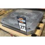 (2) 24.8" x 24.8" Pallet Subplates