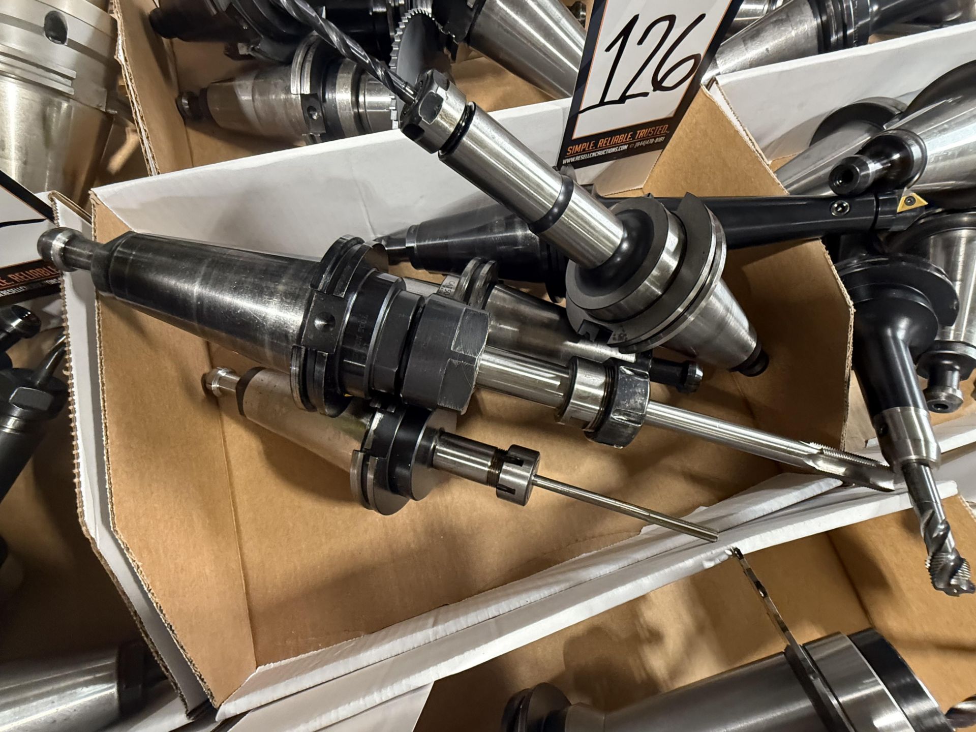 (5) CAT 50 Tool Holders