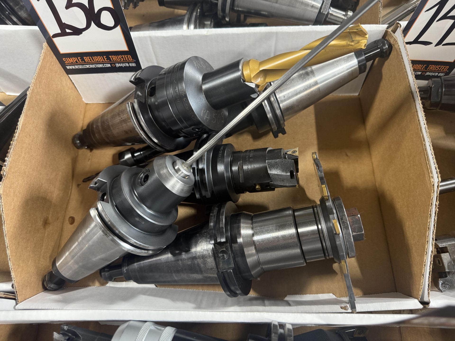 (5) CAT 50 Tool Holders