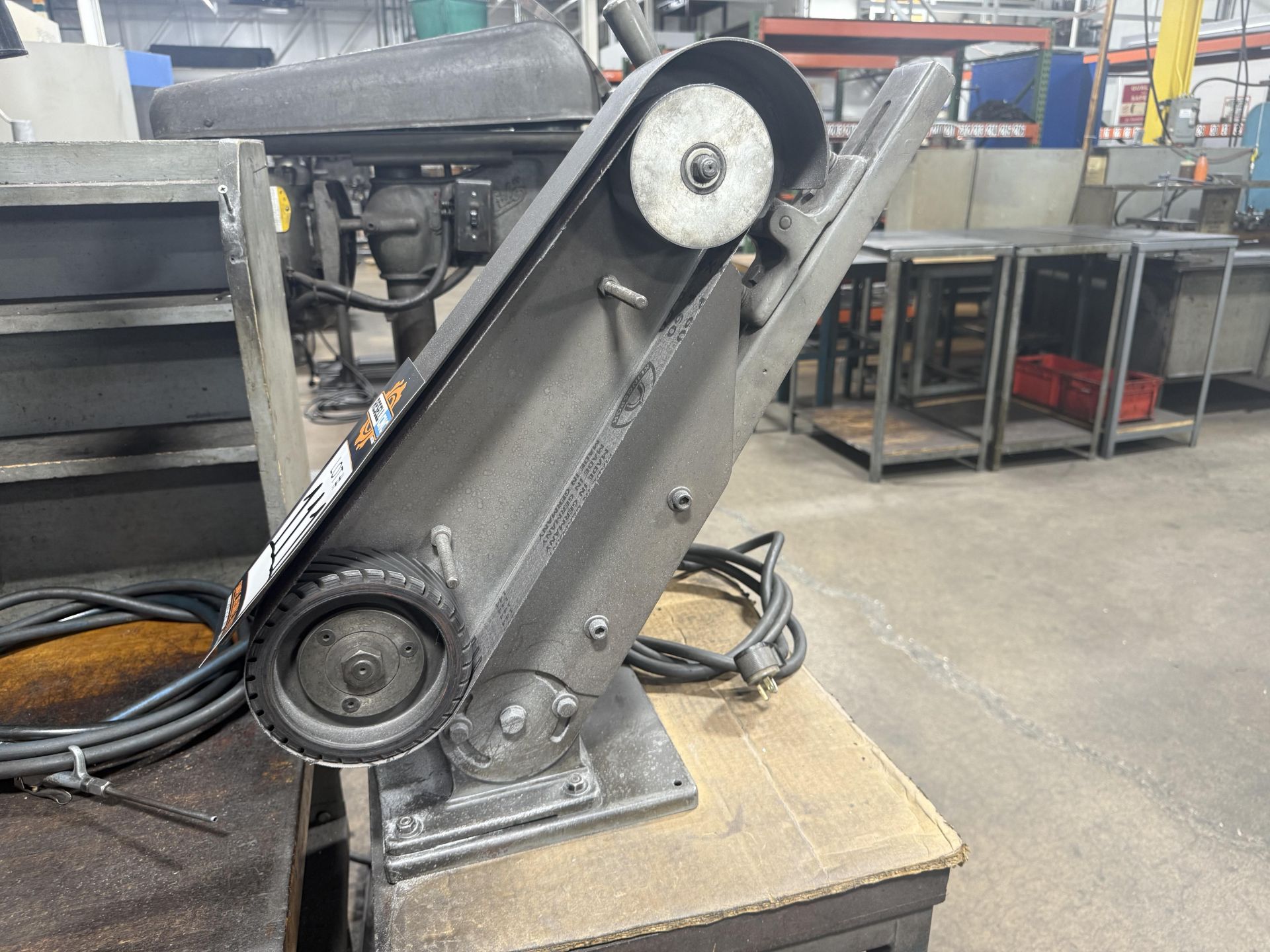 2" Engleberg Model CNZ Belt Sander on Shop Stand - Image 2 of 5