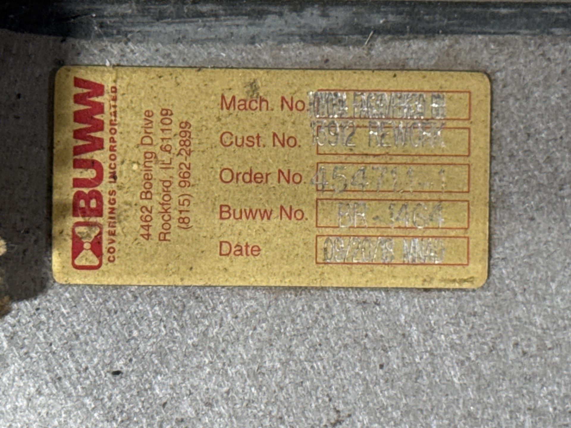 Way Cover for Toyoda FA360 Horizontal Machining Center - Image 4 of 5