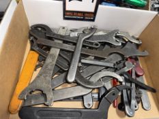 Large Assortment of Spanner Wrenches