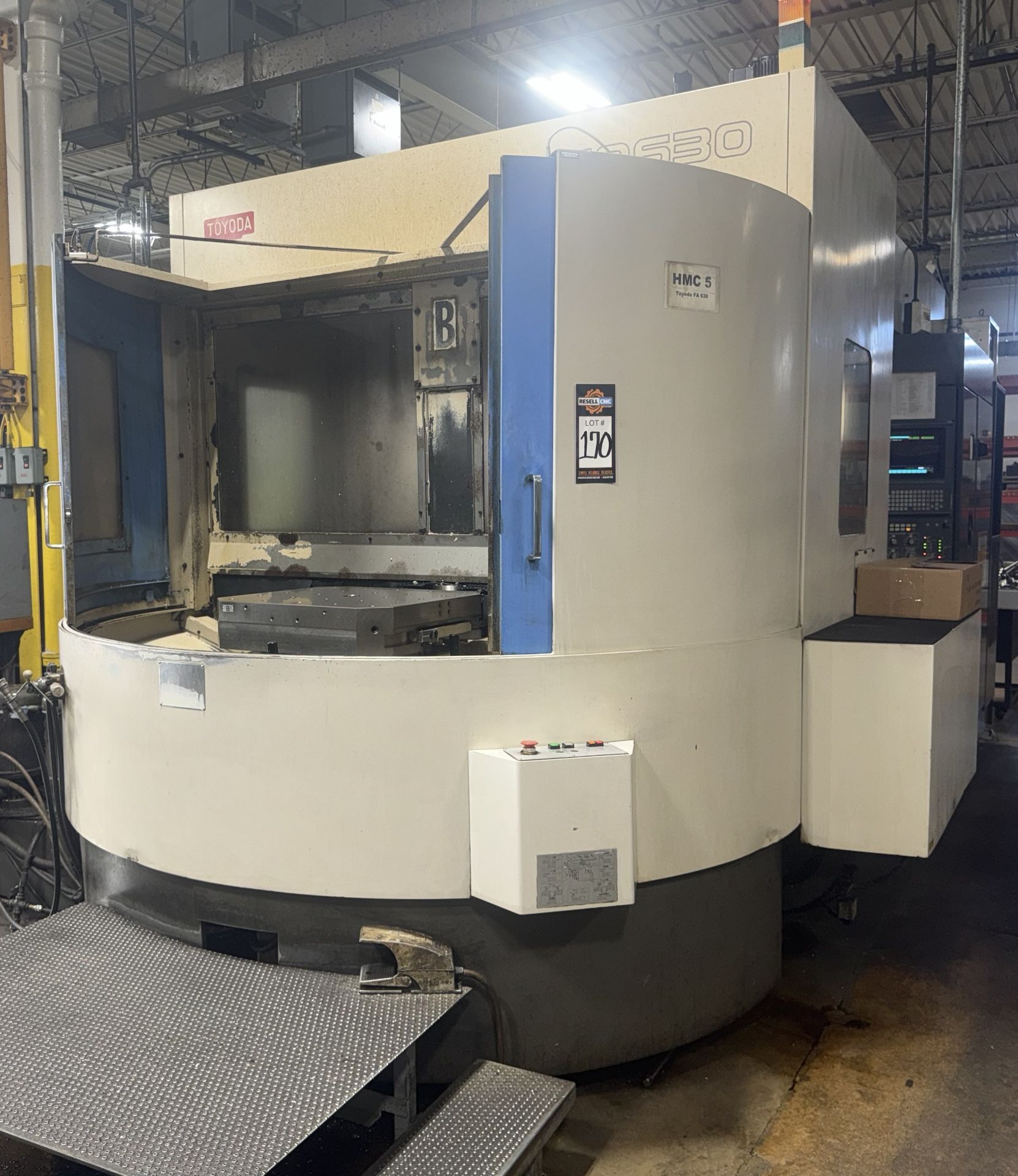 1998 Toyoda Model FA630 Dual-Pallet Horizontal Machining Center