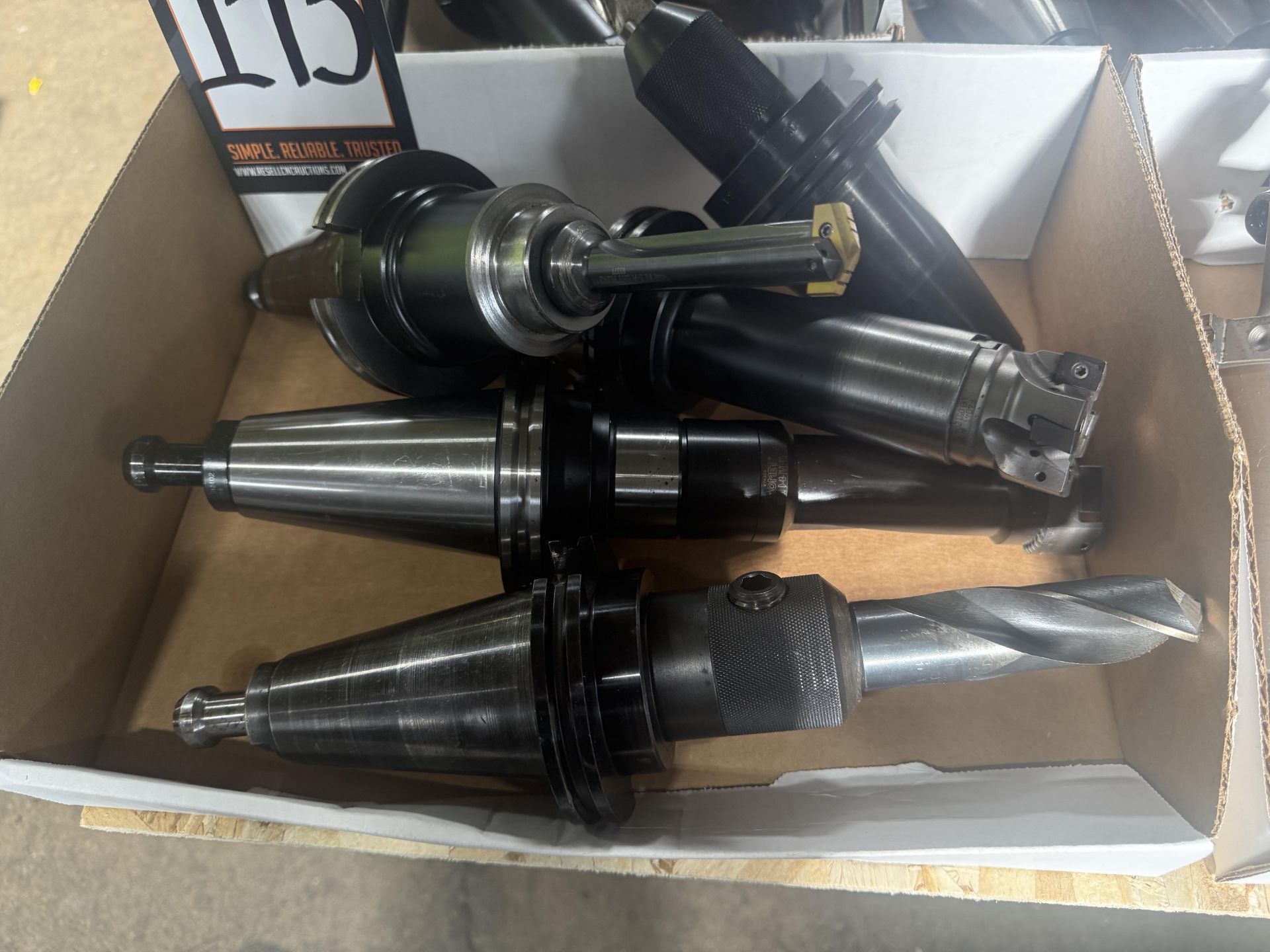 (5) CAT 50 Tool Holders