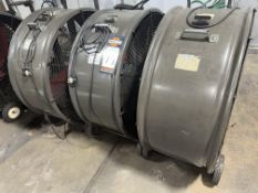 (3) 36" Portable Electric Shop Fans