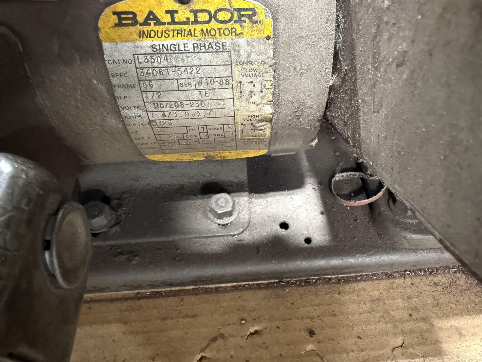 2" Engleberg Model CNZ Belt Sander on Shop Stand - Image 6 of 6