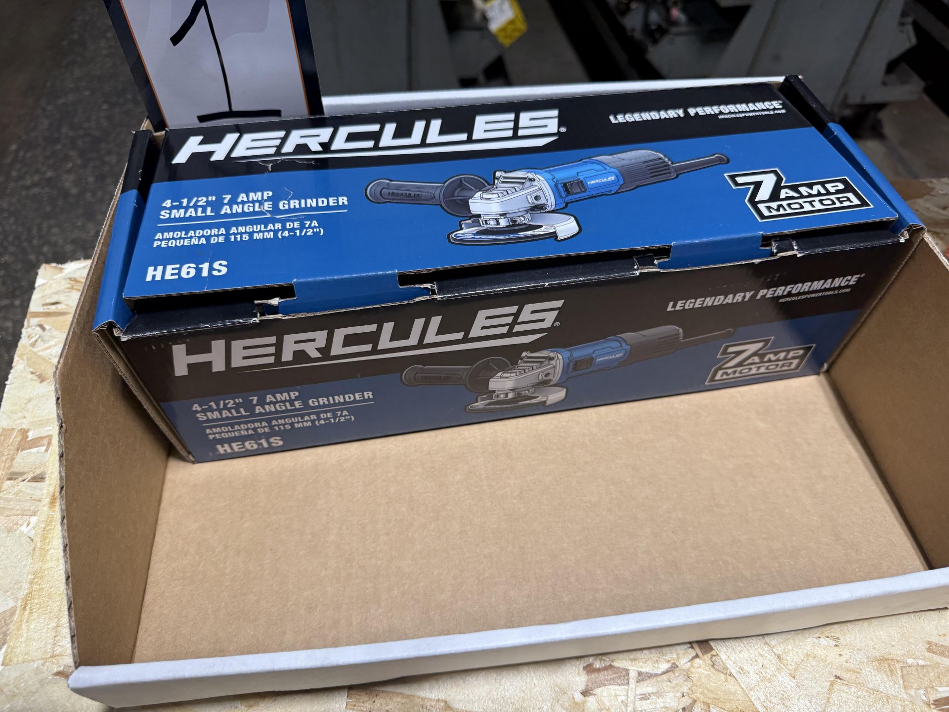 New In Box 4-1/2" Hercules Eletric Right Angle Grinder, Cordless Model DC-70 Saw - Image 8 of 10