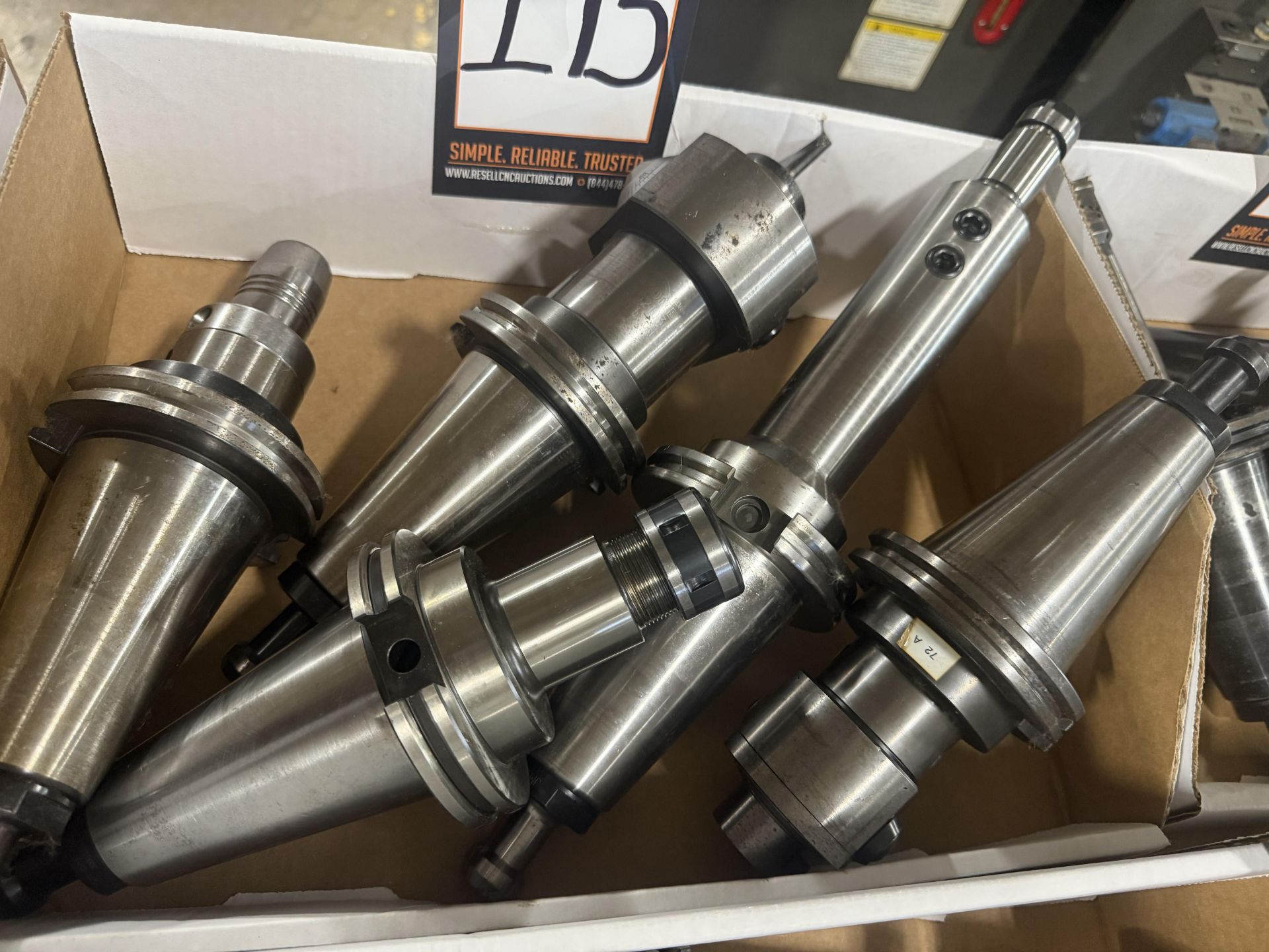 (10) CAT 50 Tool Holders