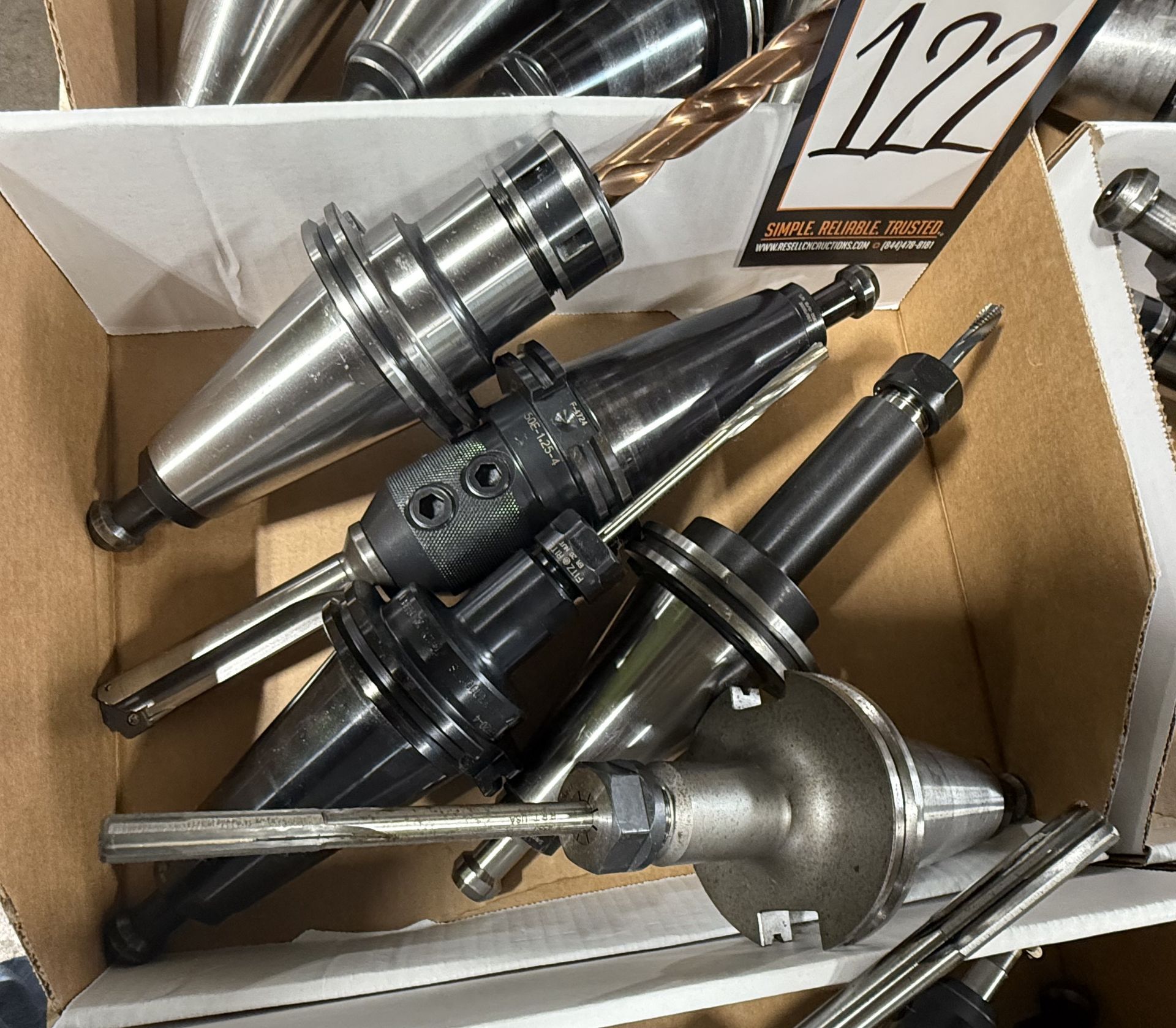 (5) CAT 50 Tool Holders