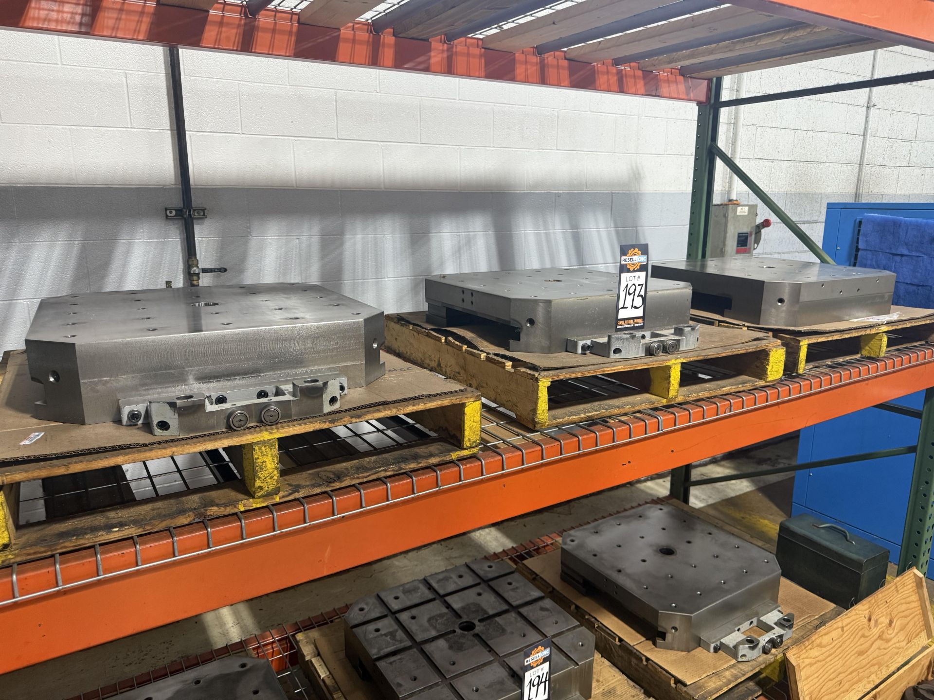 (3) 24.8" x 24.8" Pallets for Toyoda Machining Centers