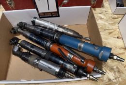 Cooper & Ingersoll Rand Pneumatic Tools, (4) Right Angle Torque Wrenches, (1) Nut Driver