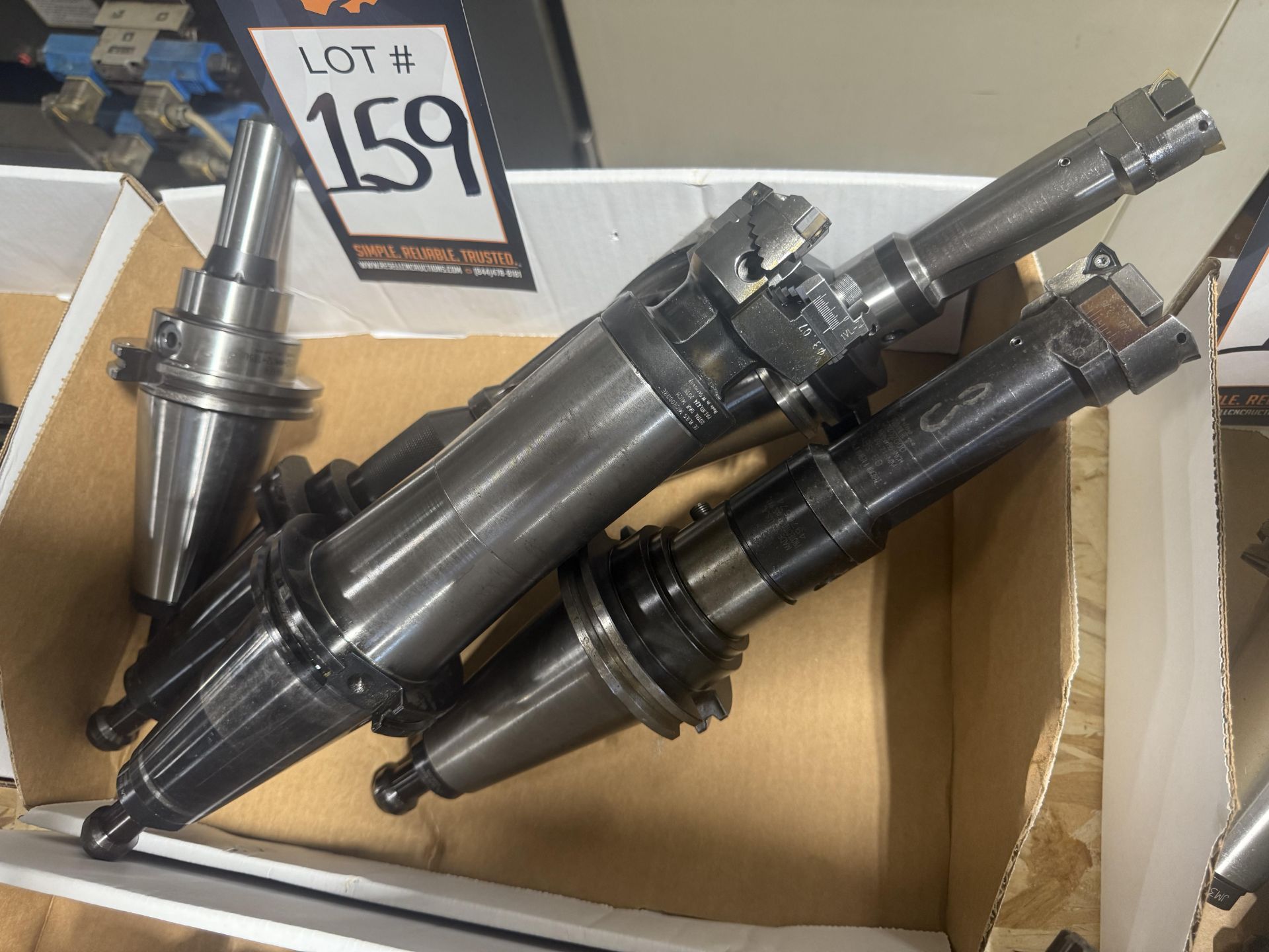 (5) CAT 50 Tool Holders