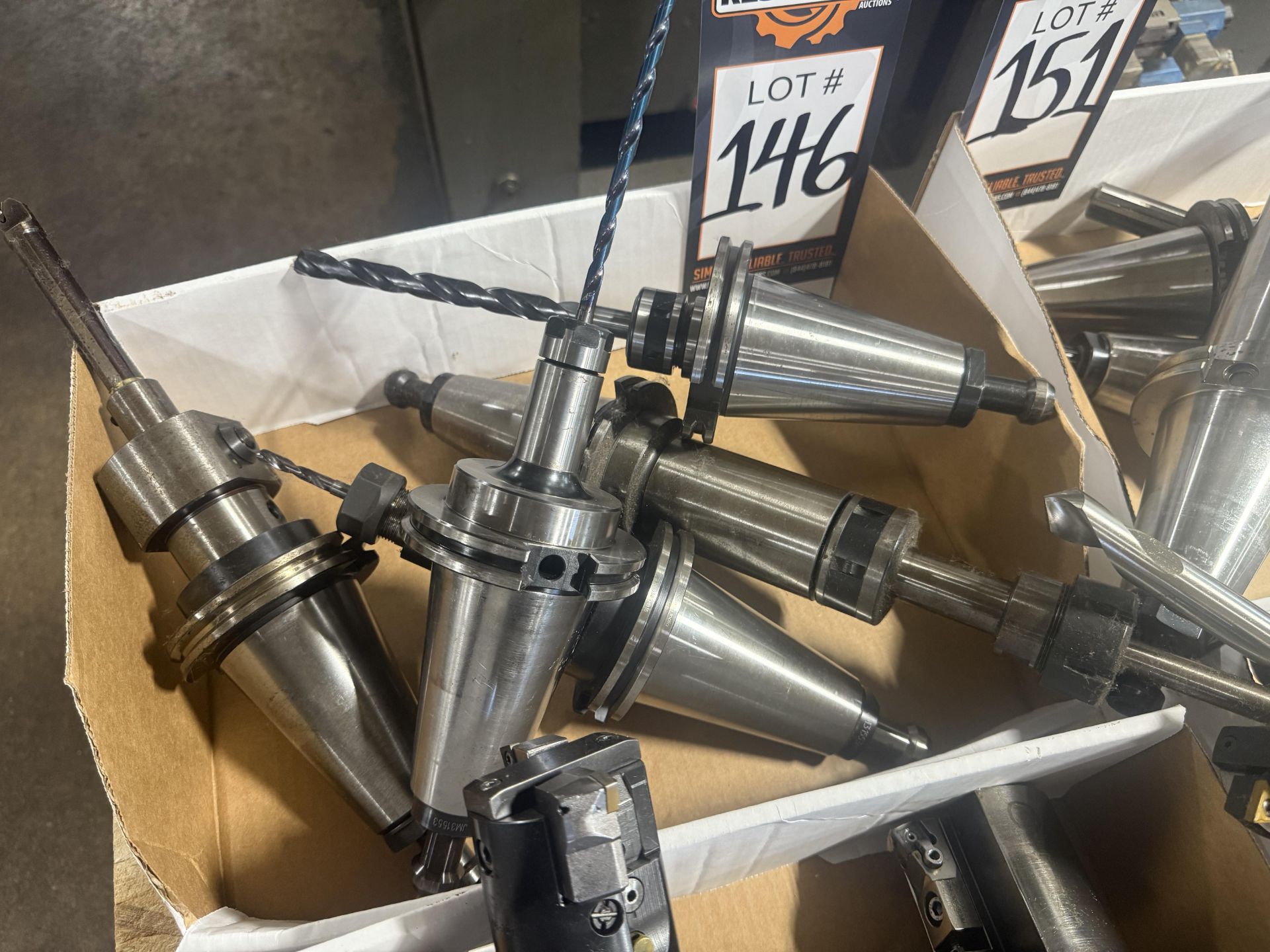 (5) CAT 50 Tool Holders