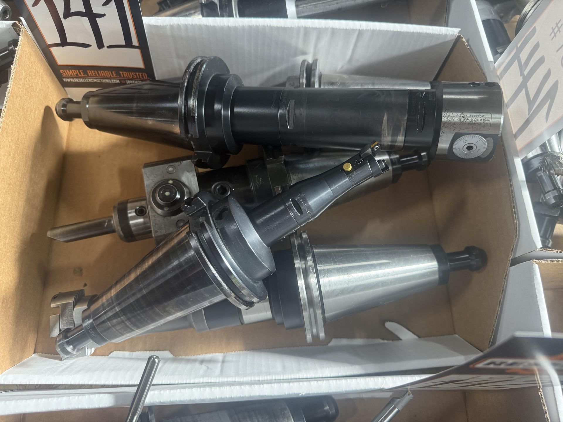 (5) CAT 50 Tool Holders