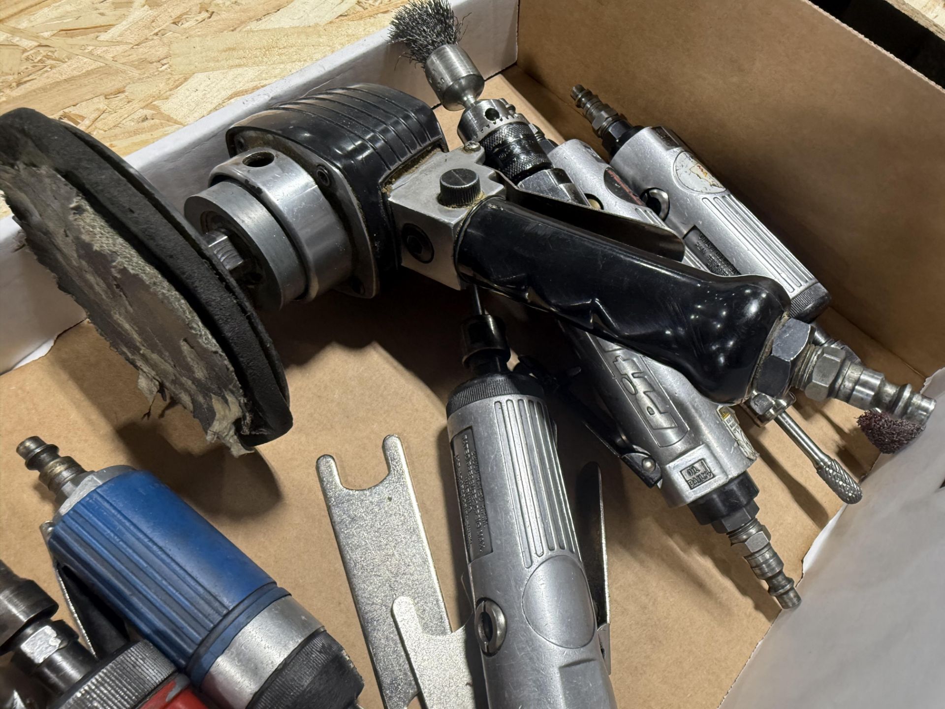 Pneumatic Tools, (6) Straight Tools, (1) Right Angle Collet Driver, (1) Right Angle Sander - Image 6 of 6