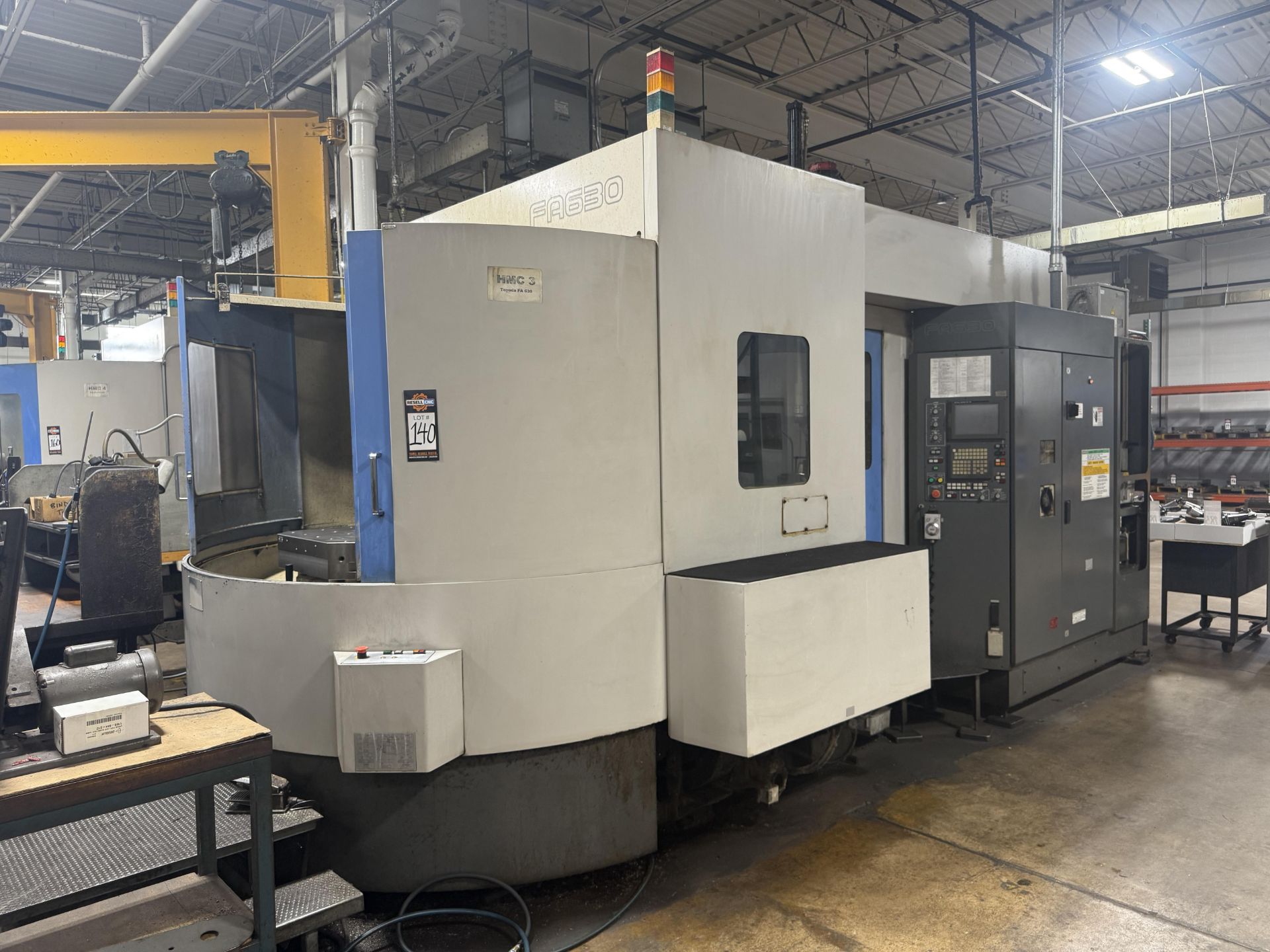 2002 Toyoda Model FA630 Dual-Pallet Horizontal Machining Center