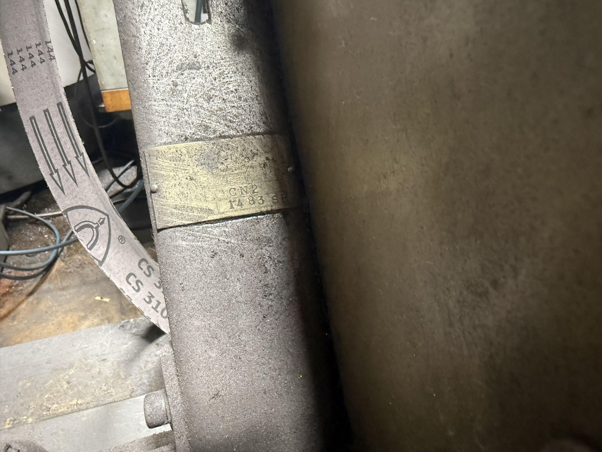 2" Engleberg Model CNZ Belt Sander on Shop Stand - Image 5 of 6